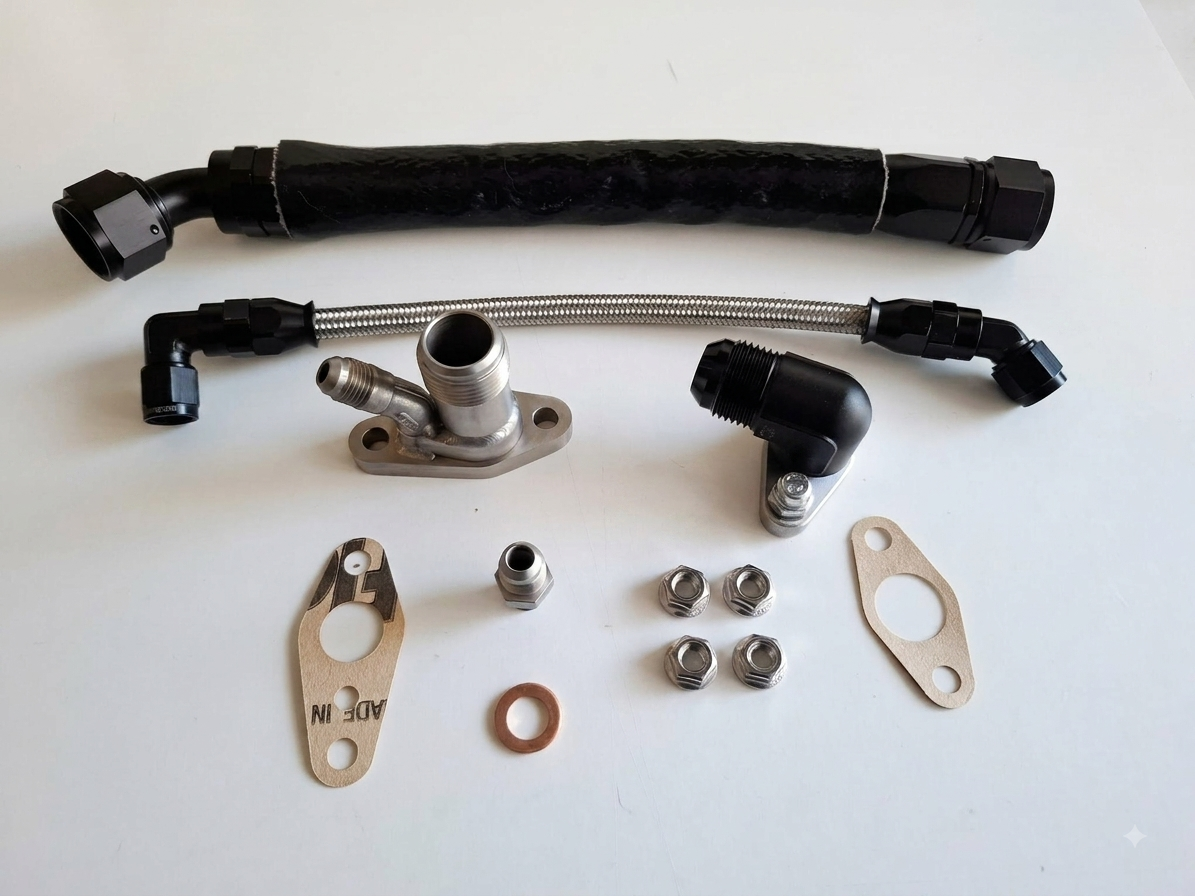 Gen 3+ CT20b Turbo Oil Feed/Drain Kit
