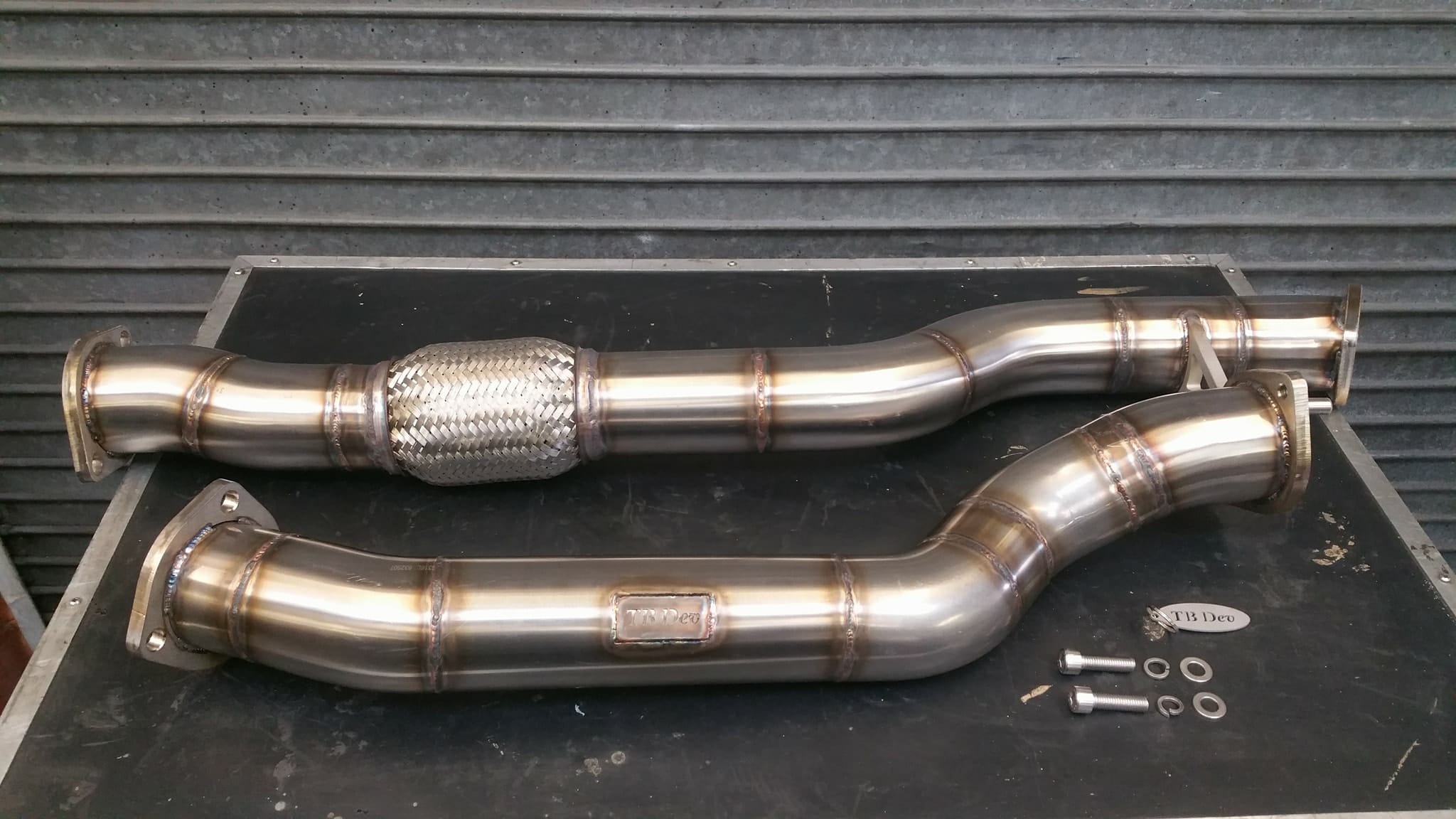TB Developments 3" Stainless Mid-Pipe - TB Developments